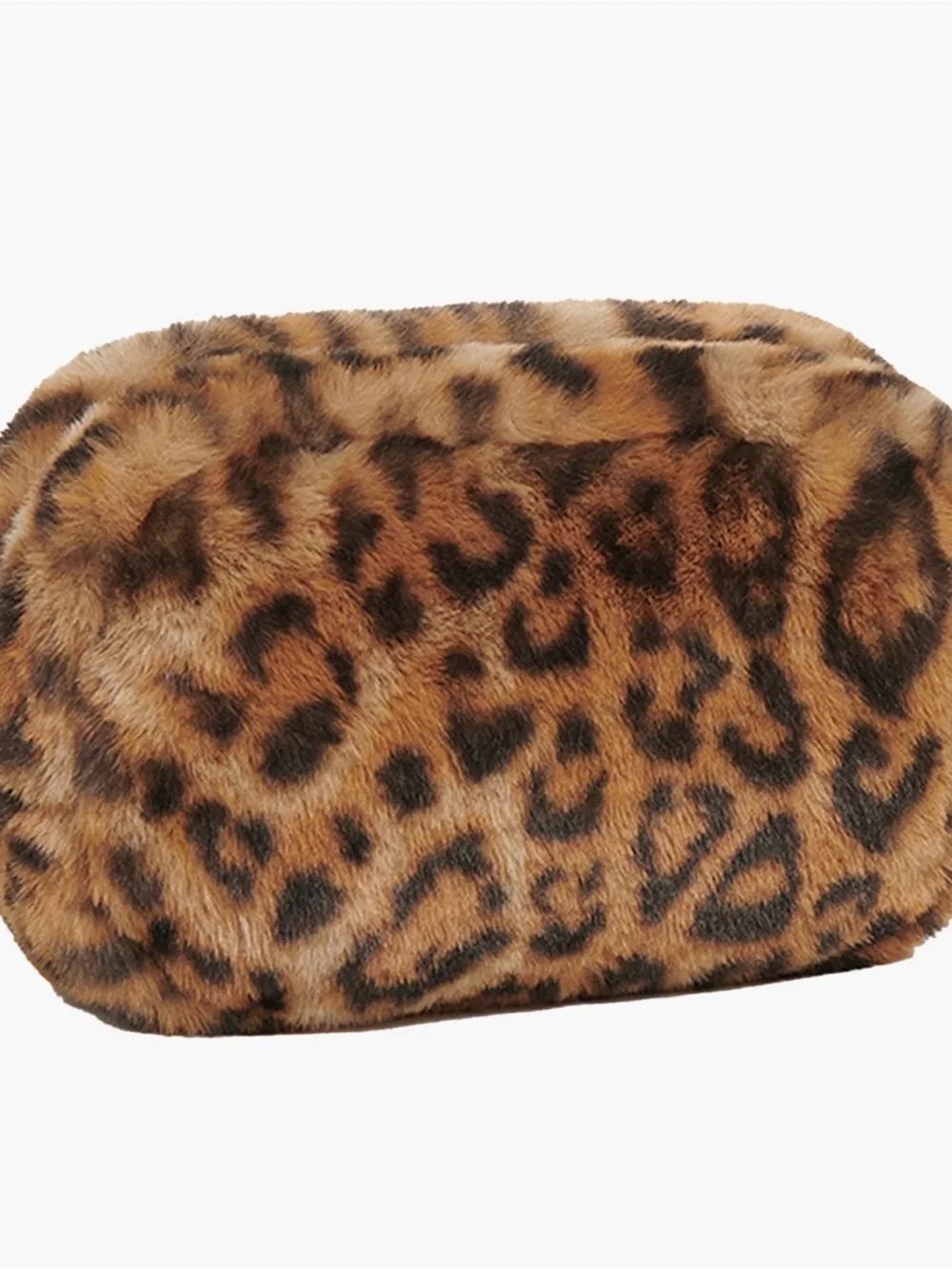 NWT Apparis  Leopard Faux-Fur Pouch